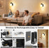 1 Pack 6000mAh Dimmable iThird Battery Operated Wall Sconces Lights: Rechargeable Wall Lights with Remote Control, LED