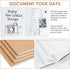Epakh 100 Pack Mini Kraft Paper Notebook, Unlined Pocket Kraft Notebook, 48 Pages, 4.25 x 5.5 Inch Travel Journal