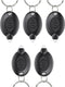 Uniclife 5 Pack Mini LED Keychain Flashlight, 12 Lumen Portable Ultra Bright Key Ring Torch for Outdoor Camping