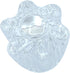 1 Piece Bathtub and Shower Petal Faucet Knob Replacement Trim Kit with 3 Piece Button Set, Clear Acrylic
