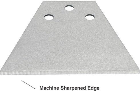 Replacement Blade for 5 Inch Wide SDS-Plus Floor Scraper, Tile & Thinset Scaling Chisel (5" X 4-3/8")