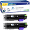 VICTORSTAR Compatible 6510 6515 Toner Cartridges, 2 Blacks?Extra High Yield?, 5500 Pages for Xerox Phaser & WorkCentre