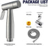 VNFOCRQJH 2 Set Handheld Bidet Sprayer for Toilet, Mode Water Cloth Diaper Sprayer Stainless Steel Toilet Mount