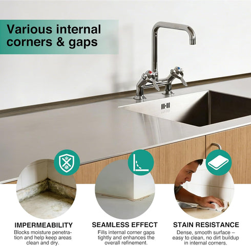 VLKAVIVA Walnut,0.8 10ft) Flexible Wall Corner Protector Molding Trim, Peel and Stick Self Adhesive Wall Trim Corner