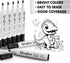 Yocfon 128 Pack, Dry Erase Markers Crown Whiteboard Markers With Chisel Tip, Low Odor Dry Erase Markers for School