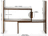 Expandable Wood Desktop Bookshelf Organizer, Office Storage Rack, Natural Stand for Supplies and Display