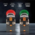 Emergency Push Button Switch, Green&Red Mushroom Head, for Home or Industrial Equipment, Operating Rooms, Distribution Boxes, NO NC, 22mm, Spring Return (2 pack)