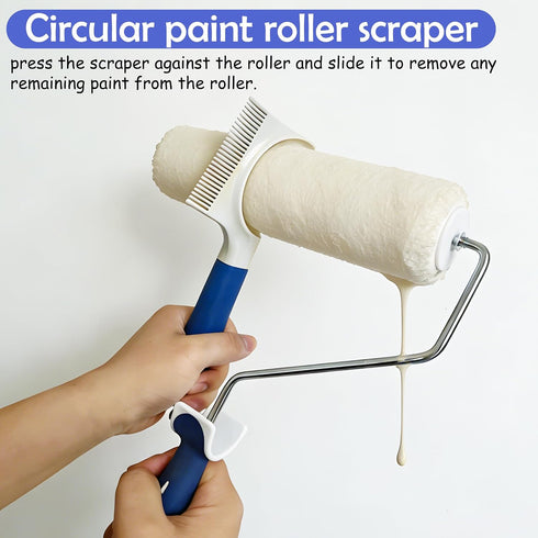 Dekonmon 16PCS, 9&4 Inch 2-4FT 4 Paint Roller Kit Paint Roller with Adjustable Stainless Steel Extension Pole