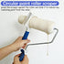 Dekonmon 16PCS, 9&4 Inch 2-4FT 4 Paint Roller Kit Paint Roller with Adjustable Stainless Steel Extension Pole