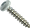 White Phillips Pan Sheet Metal Screws