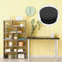 16 25mm/0.98" uxcell Pcs Round Plastic Plugs with Furniture Felt Pad, Tubing End Caps Furniture Leg Inserts for Metal