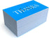 RXBC2011 Package Pack 100 Thank you for your order Cards Your order made my day Insert for online business of Blue
