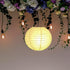 11.81 Inch White Round Paper Lantern Lampshade Hanging Paper Lanterns Ceiling Lampshade for Home Decor Wedding