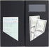 Set Pack 10, 5.5" 10.5", Juvale Server Books - PVC Restaurant Check Holder with Clip & Card Holder - Check Presenters