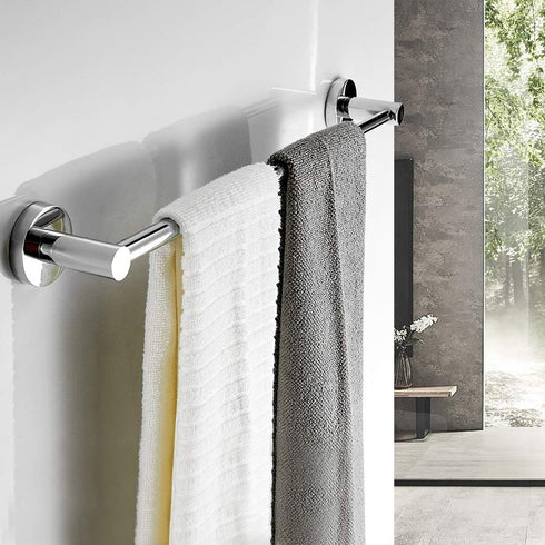 15 26 Inch SUS304 BESy Adjustable to Single Bath Towel Bar Rack for Bathroom Accessories Stainless Steel Towel Holder