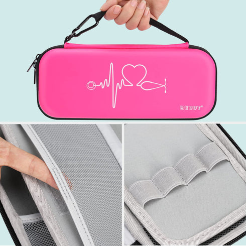15 MEUUT pcs Stethoscope Case Kits, Perfect Nurse Gift First Aid Kit with Stethoscope Case, Penlights, Bandage Wraps