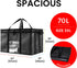 (3XL) NZ home Insulated Bags for Food Delivery Grocery Shopping Cooler Bag, Pizza Delivery, Hot & Cold Catering Tote