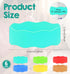 FRCTLNKG 8 Pcs Bottle Labels Daycare Reusable, Silicone Name Bands for Water Bottles for Daycare Reusable Anti-Slip