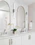 Grey White Marble Contact Paper Glossy Peel and Stick Wallpaper, Waterproof DIY Removable Contact Paper for Bathroom
