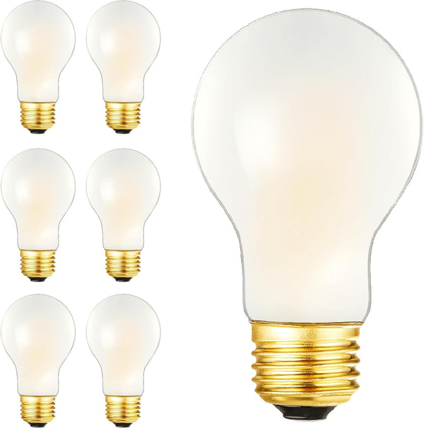 Frosted Vintage LED Edison Bulbs 40W, E26 Dimmable LED Bulbs 4W, 4000K