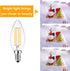 LED E14 Base Light Bulbs, Warm White 2700K, 60W Dimmable, 6W Candle Bulb, 6 Pack