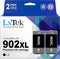 LxTek Replacement Ink Cartridge Compatible for HP 902XL 902 (2 Pack) for Officejet 6978 6968 6962 6954 6975 Printers