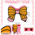 Set Tenceur Pencil Bow Pen Holder for Desk Large Capacity Bow Pencil Holder Coquette School Supplies Desk Organizer