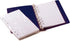HNR Blue Loose-Leaf Memo Book, 6 3/4 x 3 3/4", 6-Ring Binder, 80 Pages + Free Refill