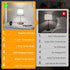 Set 2, 3 Dimmable, Ascher Small Bedside Table lamp of RGB Color Changing Lamps, Color Temperatures, Stepless Nightstand