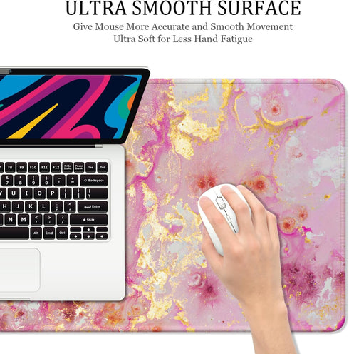 Desk Mat, Large Mouse Pad, 32" x 16" XXL Extended Gaming Mousepad, Cute Office Supplies and Accessories