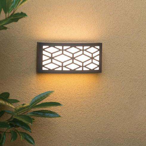 Modern Aluminium Wall Mount Lamp,Waterproof Outdoor Black Sealed Step Lighting Transmission Exterior