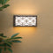 Modern Aluminium Wall Mount Lamp,Waterproof Outdoor Black Sealed Step Lighting Transmission Exterior