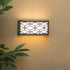 Modern Aluminium Wall Mount Lamp,Waterproof Outdoor Black Sealed Step Lighting Transmission Exterior
