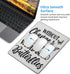 Cbvegt 10 12 Without Change There Would Be No Butterflies Water Resistant Mouse Pad with Stitched Edge Computer Mouse