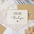 JIXZEN 25 Pack 350GSM, Thank You Cards with Envelopes & Matching Stickers, Thank You Notes for Wedding, Business, Baby