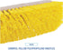 BWK3410 10 Boardwalk in. Brush Yellow Polypropylene Bristles Dual-Surface Scrub Brush