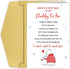 Goroar Daddy To Be Christmas Card, Merry Christmas Daddy to be Poem Card,
