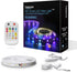 Tatazone 16.4ft RGBWW+IC WiFi Smart Flowing Led Strip Light, RGB Chasing Effect+Tunable