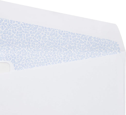 LUXPaper #10 Business Bottom Flap Window Envelopes | 4 1/8" x 9 1/2" | White | 250 Qty