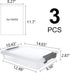 Citylife 3 PCS Clear Plastic Storage Bins with Latching Lids, Stackable Containers for Organizing A4 Paper, Photo,