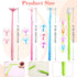 Fulmoon 60 Pcs Color Changing Flower Pens Ballpoint Pens Cherry Blossom Tulip Daisy and Daffodils Cute Pens 0.38 mm 0.5 mm Fun Pens Colorful Gel Ink Pens for School Home Office Kids Teachers Gifts by Fulmoon