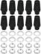 PATIKIL Lighting Cord Grips Connector, Carbon Steel Light Cable Glands, 10Pcs for Wiring
