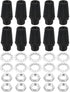 PATIKIL Lighting Cord Grips Connector, Carbon Steel Light Cable Glands, 10Pcs for Wiring