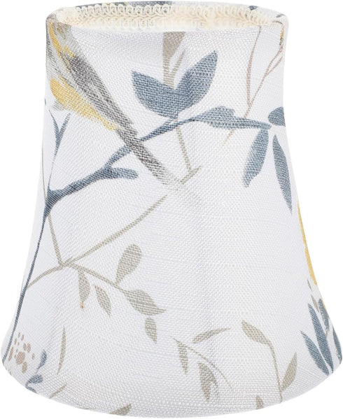 5.90X5.90X5.90 Inch E27 Bulb DOITOOL Fabric Lampshade Linen Drum Replacement Lamp Shade for Table Lamp Bedside Desk