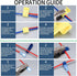 80 Pcs Quick Splice Wire Connectors, Solderless Electrical Wire Crimp Connectors Terminal Joint 22-10 AWG