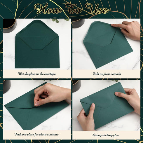 Jutom 250 Pcs A7 Wedding Gift Cards, 5x7 Printable Self Adhesive Envelopes for Office Baby Shower Graduation