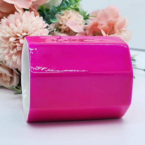 Pen Holder, Makeup Brush Holder Ceramic Cute Pencil Holder Cup for Girls Kids Women Stand Desk Organizer Storage Gift for Office, Classroom, Home Hot Pink by LEAZUL