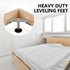 4PK, (71157) POWERTEC Corner Leveling Feet Heavy Duty Adjustable Corner Bracket Levelers with Nylon Foot for Cabinets