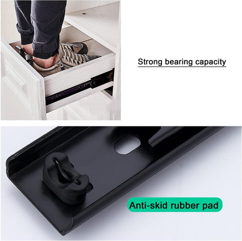 V3VOGUE 6 Linear Slide Bearing - Kitchen Cabinet Drawer Slides,for Desk, Wardrobe, Bedside Table, Dresser,Linear Slide