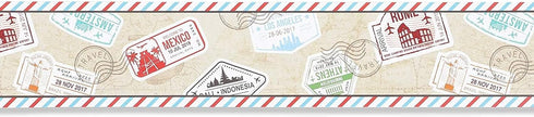 Bulletin Board Borders and Cutouts, Travel Theme Classroom Decor, 42 Pieces for Educational Use